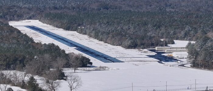 Snowy Runway